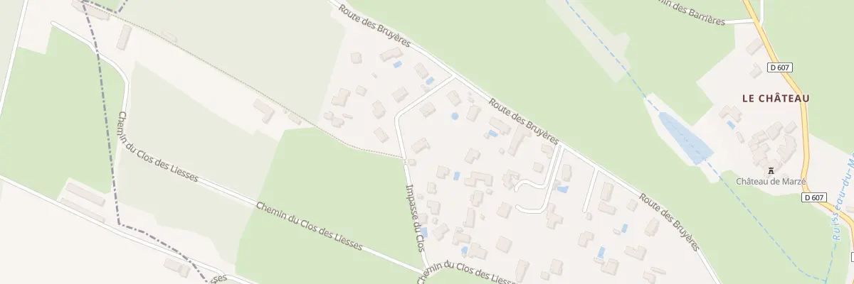 Plan du 123 Imp des Bruyères à Alix