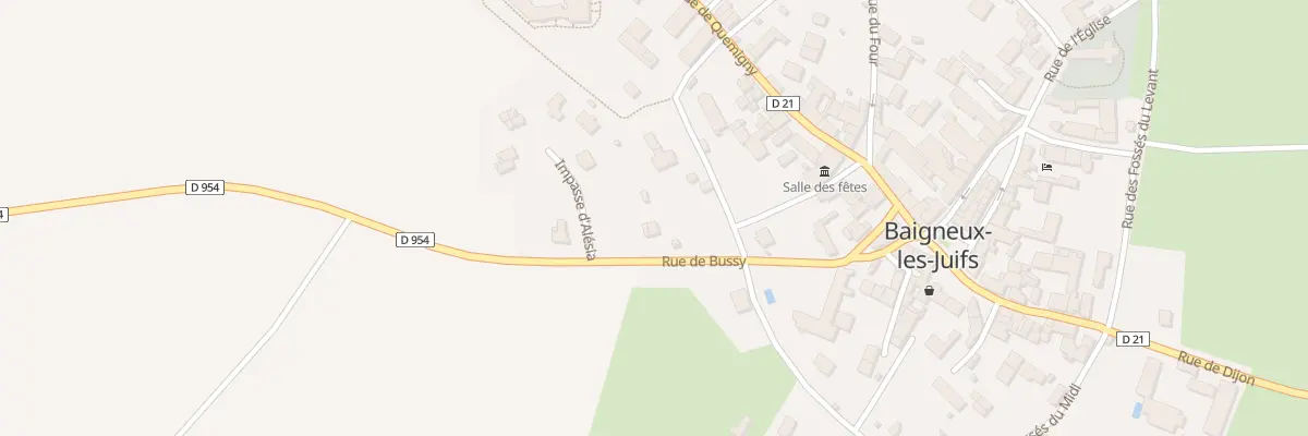 Plan du 10 Rue de Bussy à Baigneux-les-Juifs