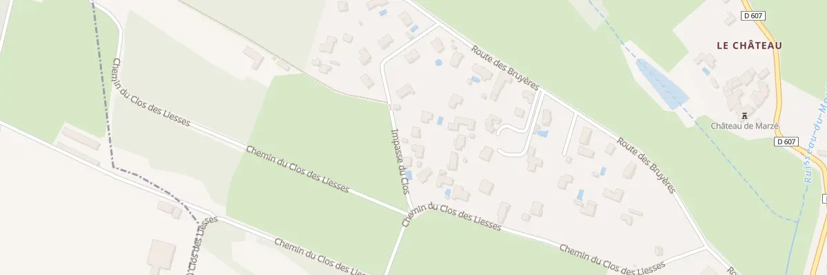 Plan du 80 Imp du Clos à Alix