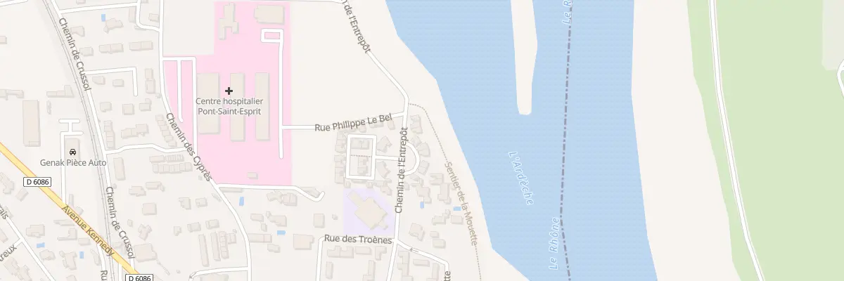 Plan du 142 Che de l’Entrepot à Pont-Saint-Esprit