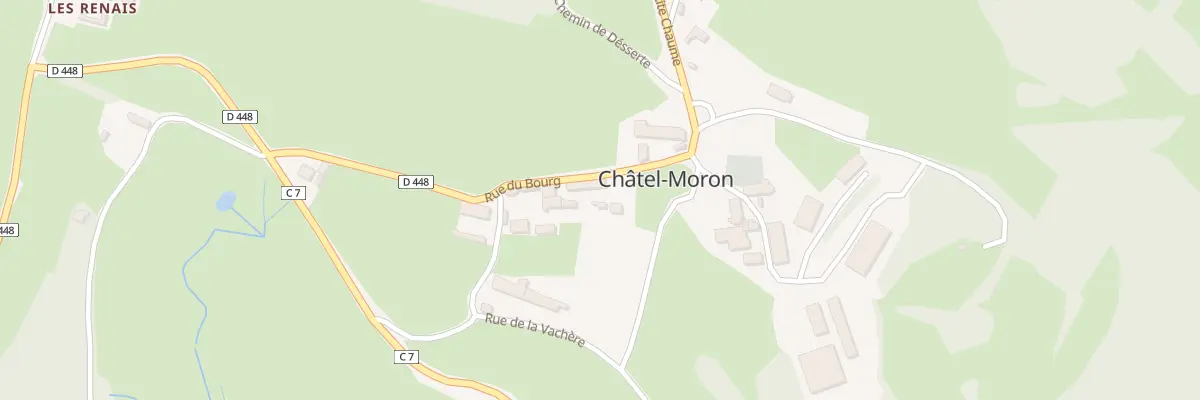 Plan du 10 Rue du Bourg à Châtel-Moron