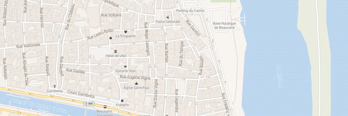 Plan du 28 Rue Barbes à Beaucaire