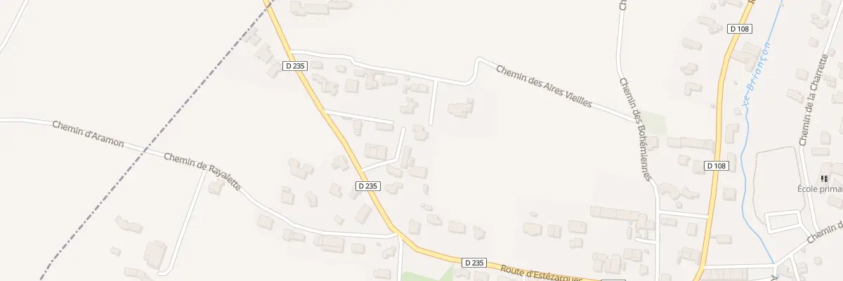 Plan du 5387 Che des Bohemiens à Domazan