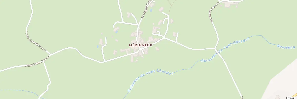 Plan du 555 Rte de la Branche à Saint-Appolinard