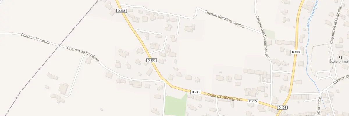 Plan du 5280 Rte d’Estézargues à Domazan