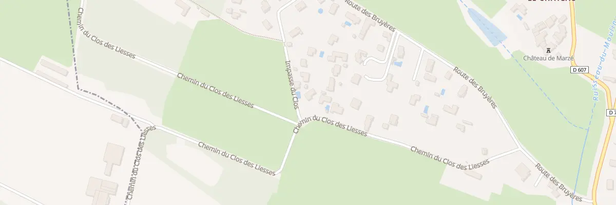 Plan du 352 Che du Clos des Liesses à Alix
