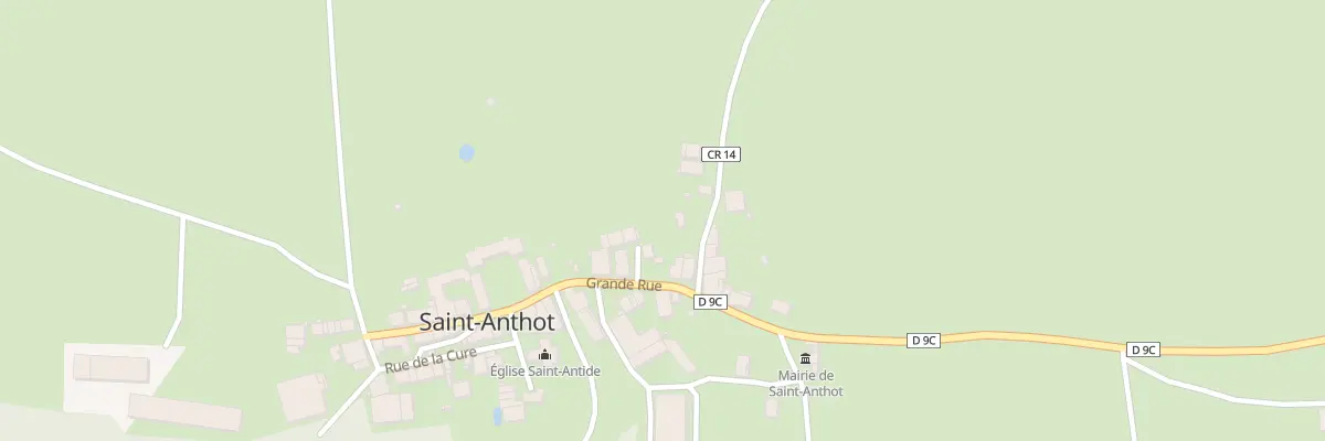Plan du 1 Rue Haute à Saint-Anthot