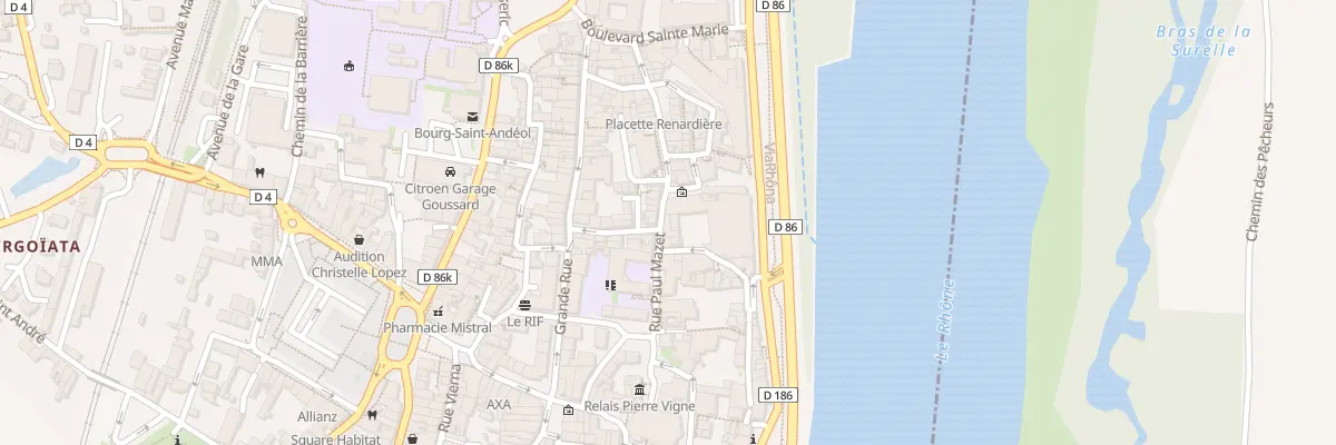 Plan du 16B Rue Paul Mazet à Bourg-Saint-Andéol