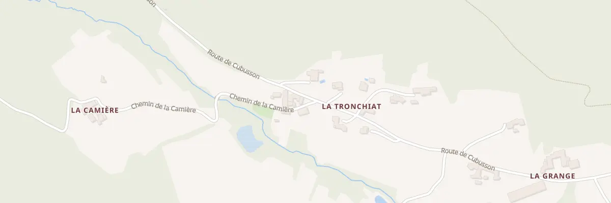 Plan du 2 Che de la Camière à Véranne