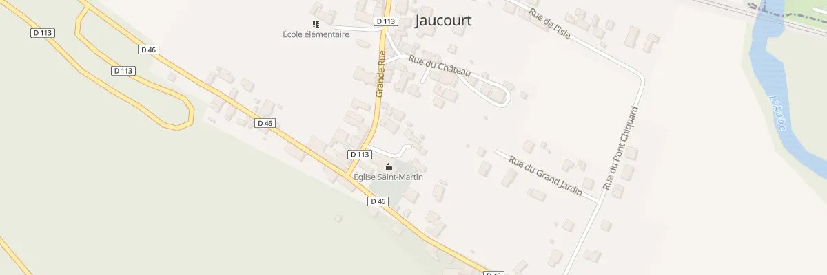 Plan du 1 Imp Saint Martin à Jaucourt