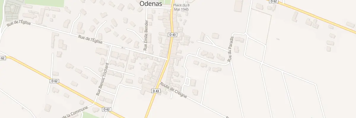 Plan du 247 Rue du Beaujolais à Odenas