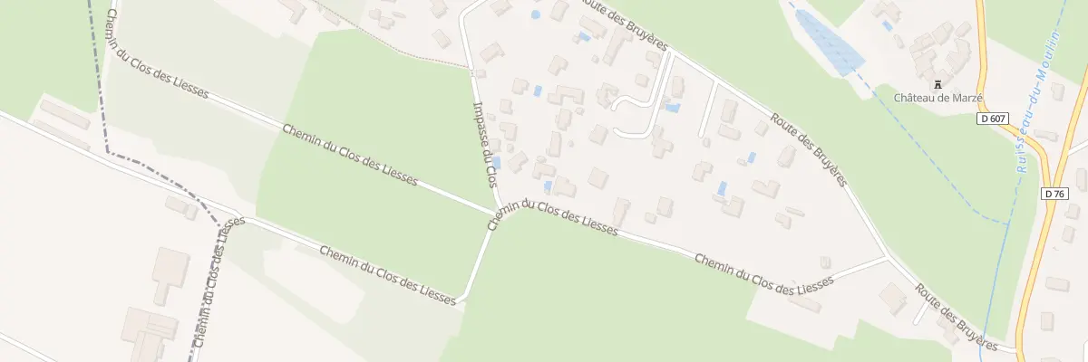 Plan du 326 Che du Clos des Liesses à Alix