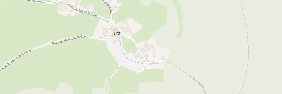 Plan du 5071 Lys à Sassangy