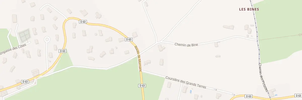 Plan du 41 Che de Bine à Chabanière