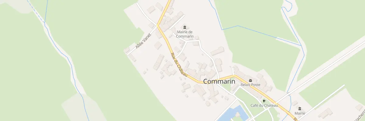 Plan du 7 Rue du Château à Commarin