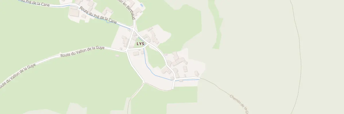 Plan du 5070 Lys à Sassangy