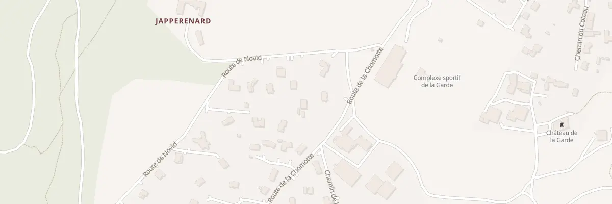 Plan du 129 Rte de Novid à Roiffieux