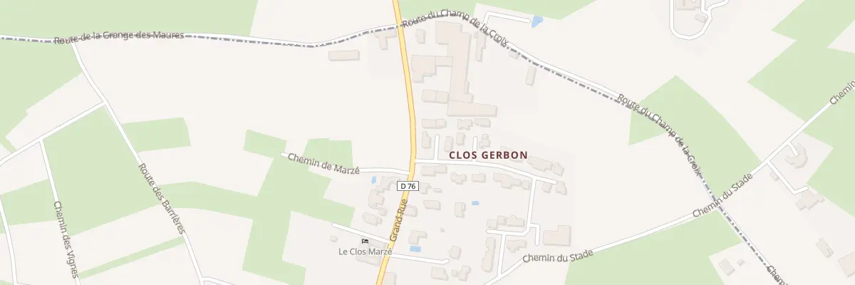 Plan du 24 Rue du Clos Gerbon à Lacenas