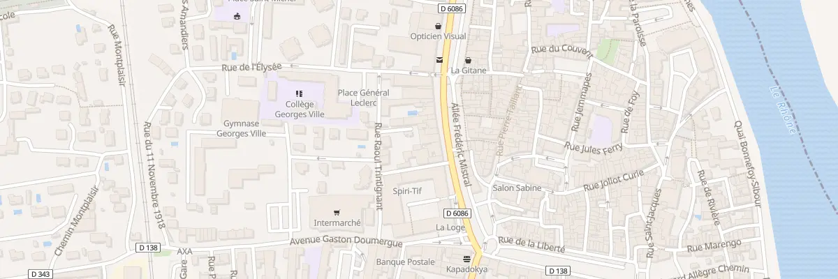 Plan du 4 Bd Gambetta à Pont-Saint-Esprit