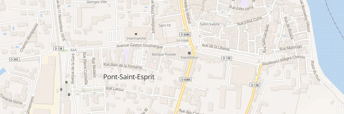 Plan du 1B Rue Auzepy Morel à Pont-Saint-Esprit