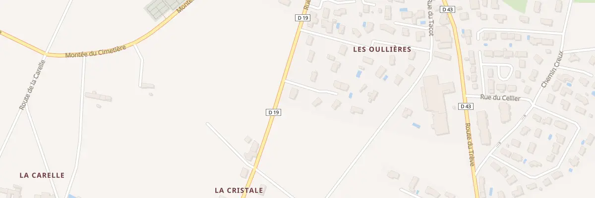 Plan du 5220C Rue de la Cristale à Saint-Étienne-des-Oullières
