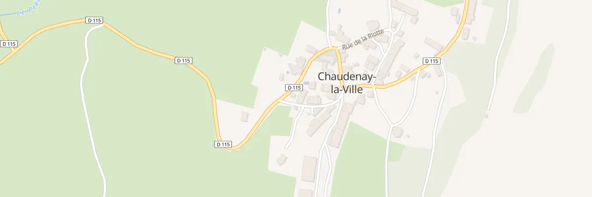 Plan du 4 Rue de la Forge à Chaudenay-la-Ville
