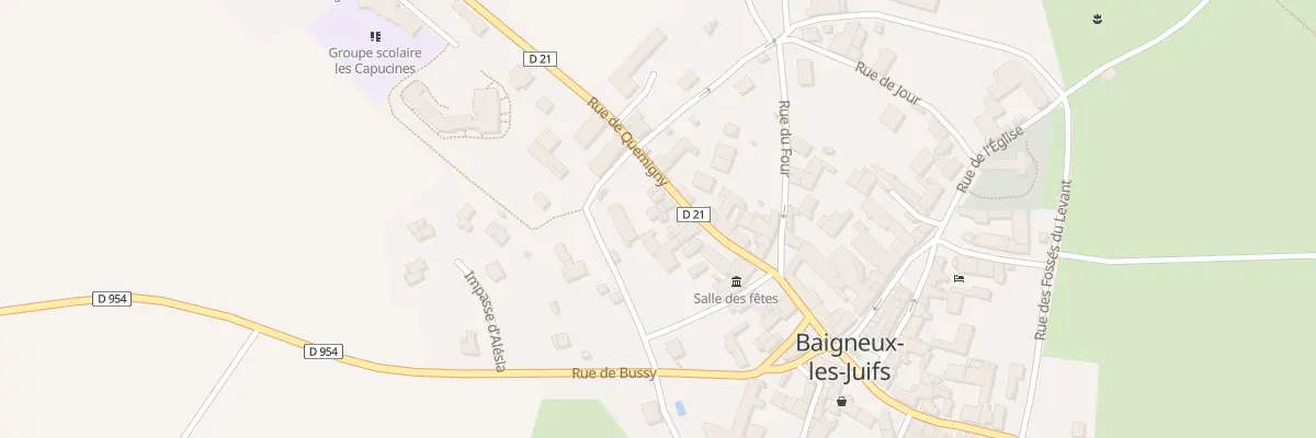 Plan du 17 Rue de Quemigny à Baigneux-les-Juifs