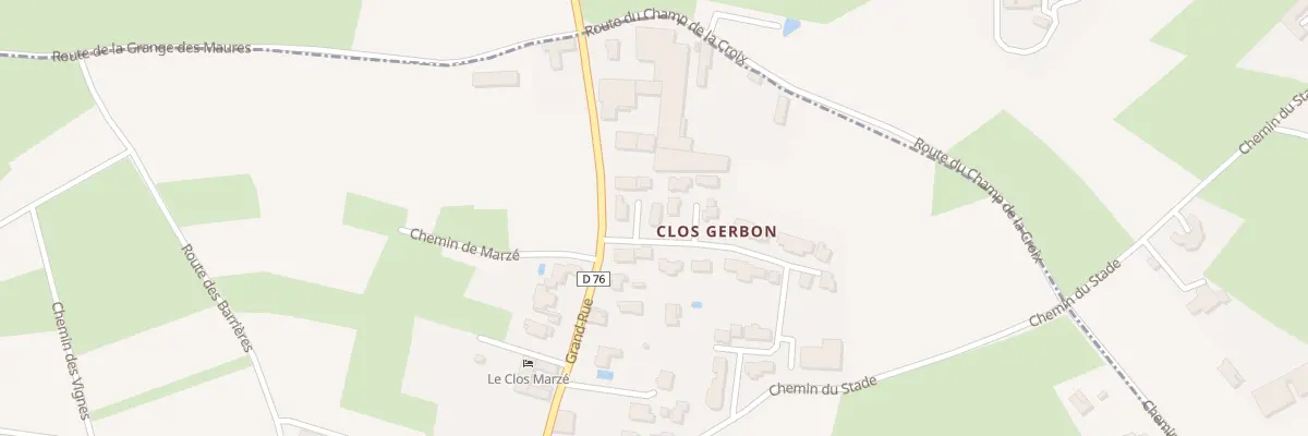 Plan du 30 Rue du Clos Gerbon à Lacenas