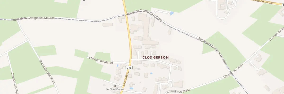 Plan du 28 Rue du Clos Gerbon à Lacenas