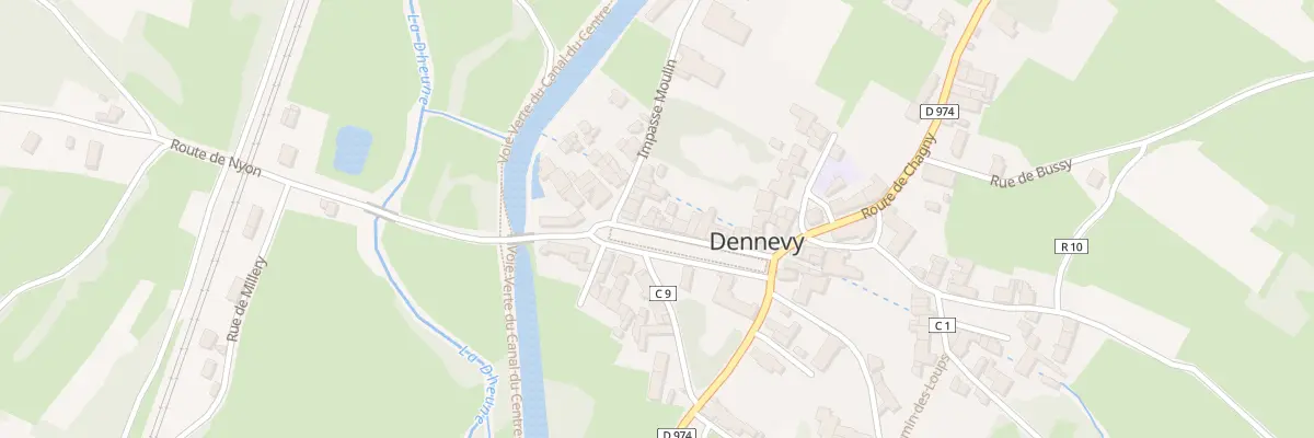 Plan du 26 Pl des Platanes à Dennevy