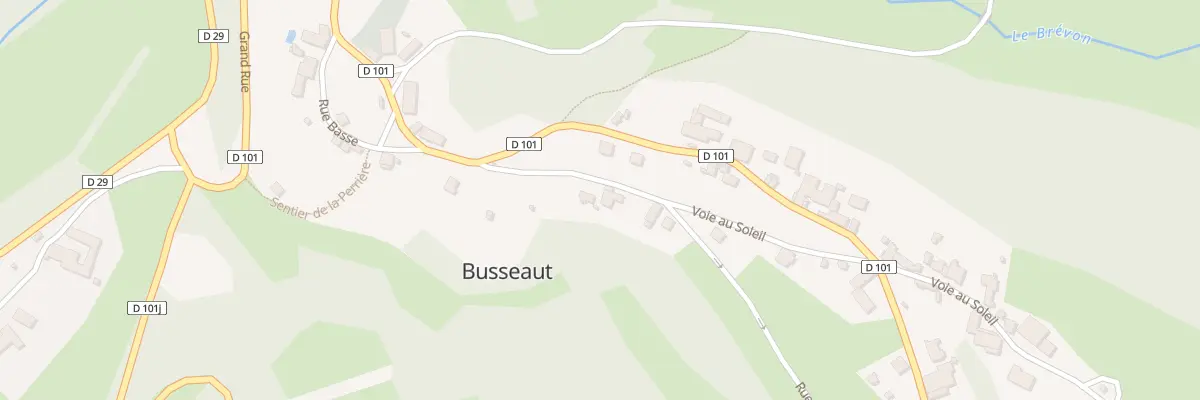 Plan du 4B Voie au Soleil à Busseaut