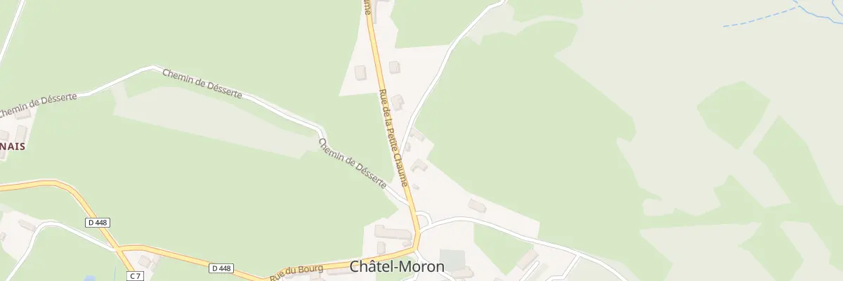 Plan du 6 Rue de la Petite Chaume à Châtel-Moron