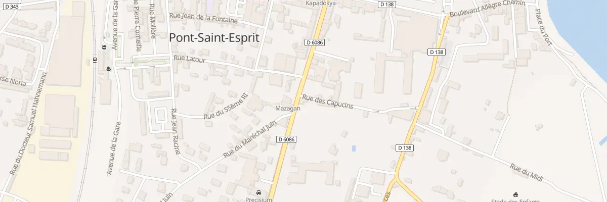 Plan du 1B Rue des Capucins à Pont-Saint-Esprit