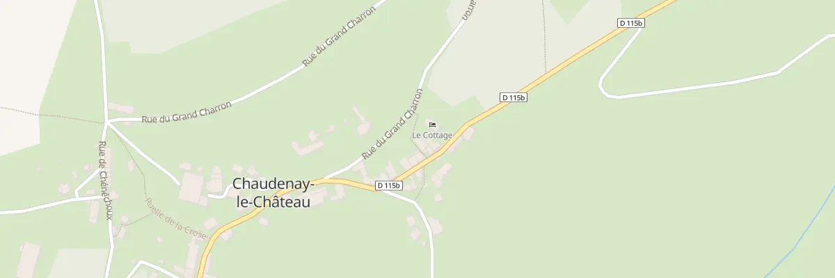 Plan du 2 Rle du Petit Charron à Chaudenay-le-Château