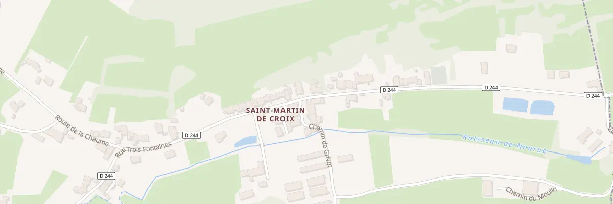Plan du 1 Chem de Grivot à Burnand