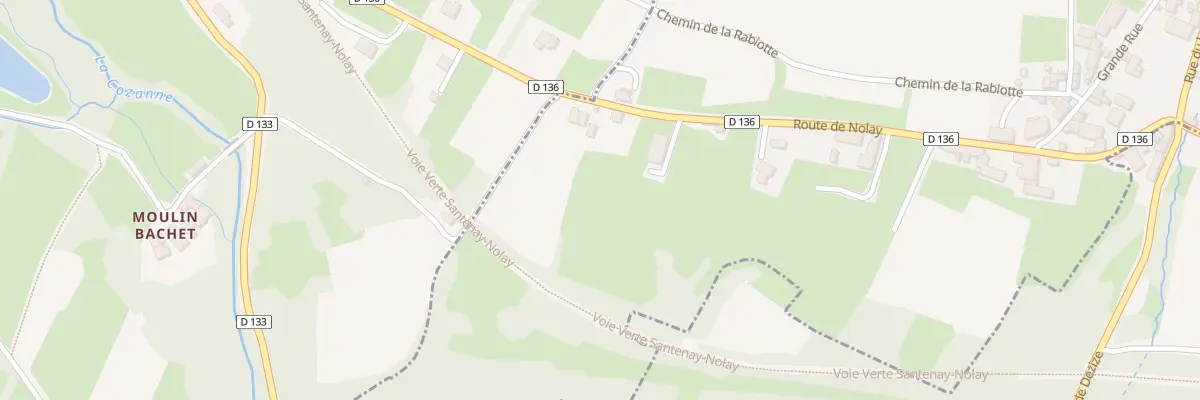 Plan du 4 Rte de Nolay à Dezize-lès-Maranges