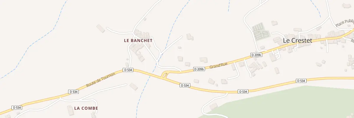 Plan du 235 Che du Banchet au Crestet