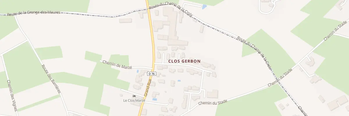 Plan du 6 Rue du Clos Gerbon à Lacenas