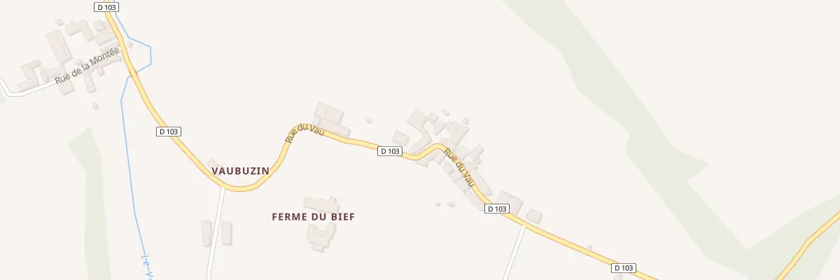 Plan du 8 Rue du Vau à Frôlois