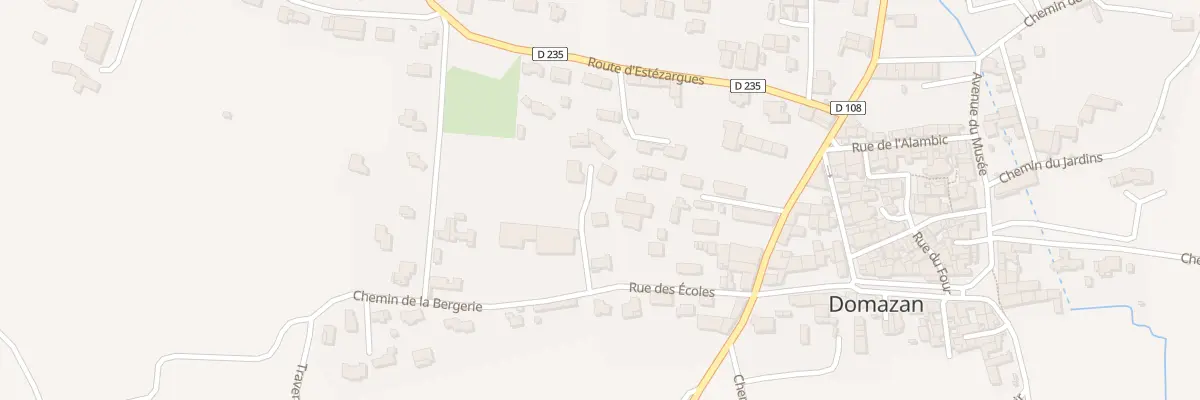 Plan du 75 Che des Grenaches à Domazan