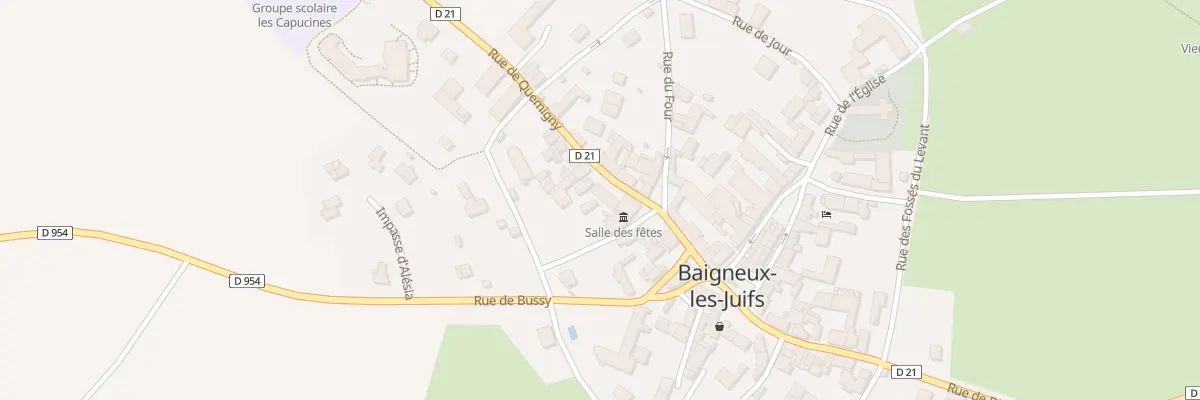 Plan du 5 Rue de Quemigny à Baigneux-les-Juifs