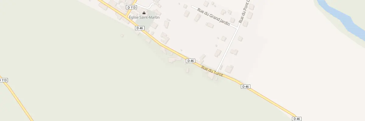 Plan du 10 Rue du Turot à Jaucourt