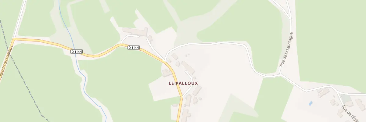 Plan du 20 Le Palloux à Montoillot