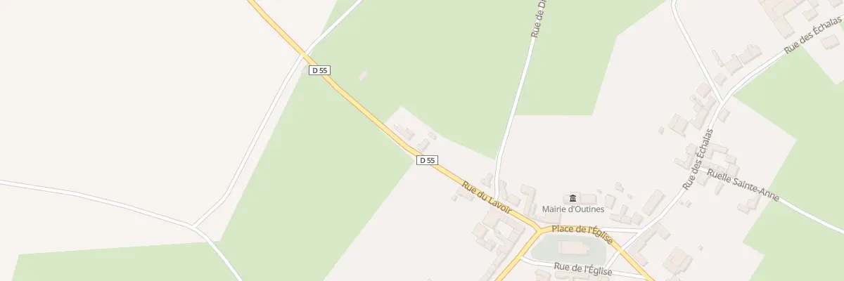 Plan du 7 Rue du Lavoir à Outines