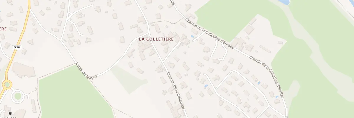 Plan du 5626 La Colletiere à Châtillon