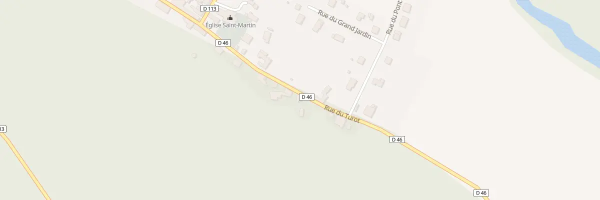 Plan du 12 Rue du Turot à Jaucourt