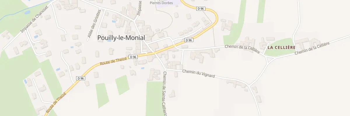 Plan du 28 Che de la Cellière à Porte des Pierres Dorées