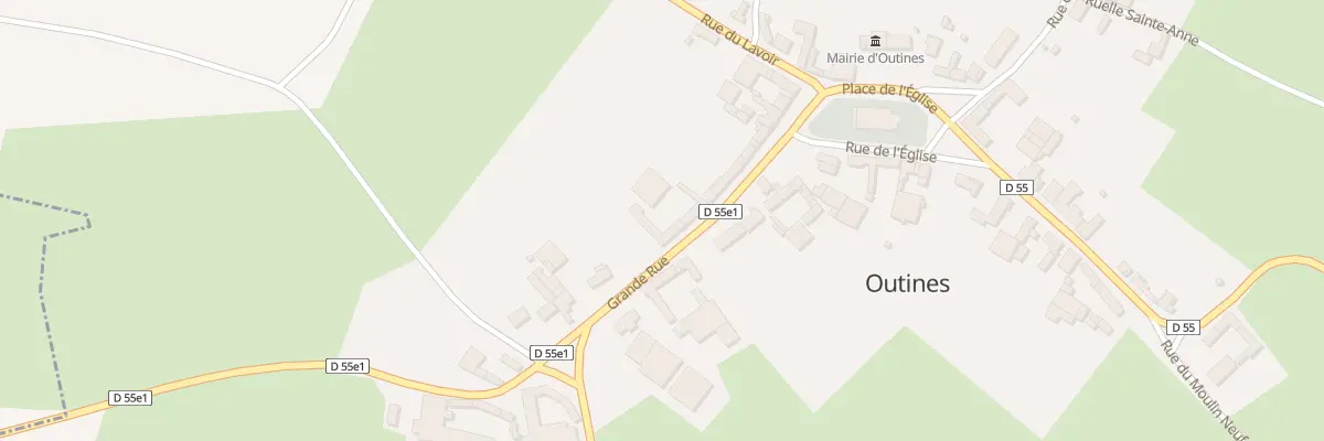 Plan du 9 Grande Rue à Outines
