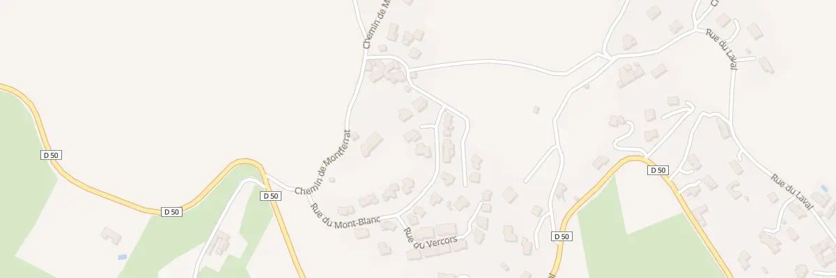 Plan du 239 Rue du Mont Blanc à Vaugneray
