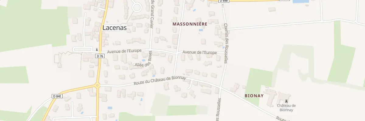 Plan du 193 Rue de Massonnière à Lacenas